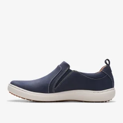 Clarks Nalle Lilac Navy Nubuck Cheap