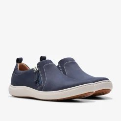 Clarks Nalle Lilac Navy Nubuck Cheap