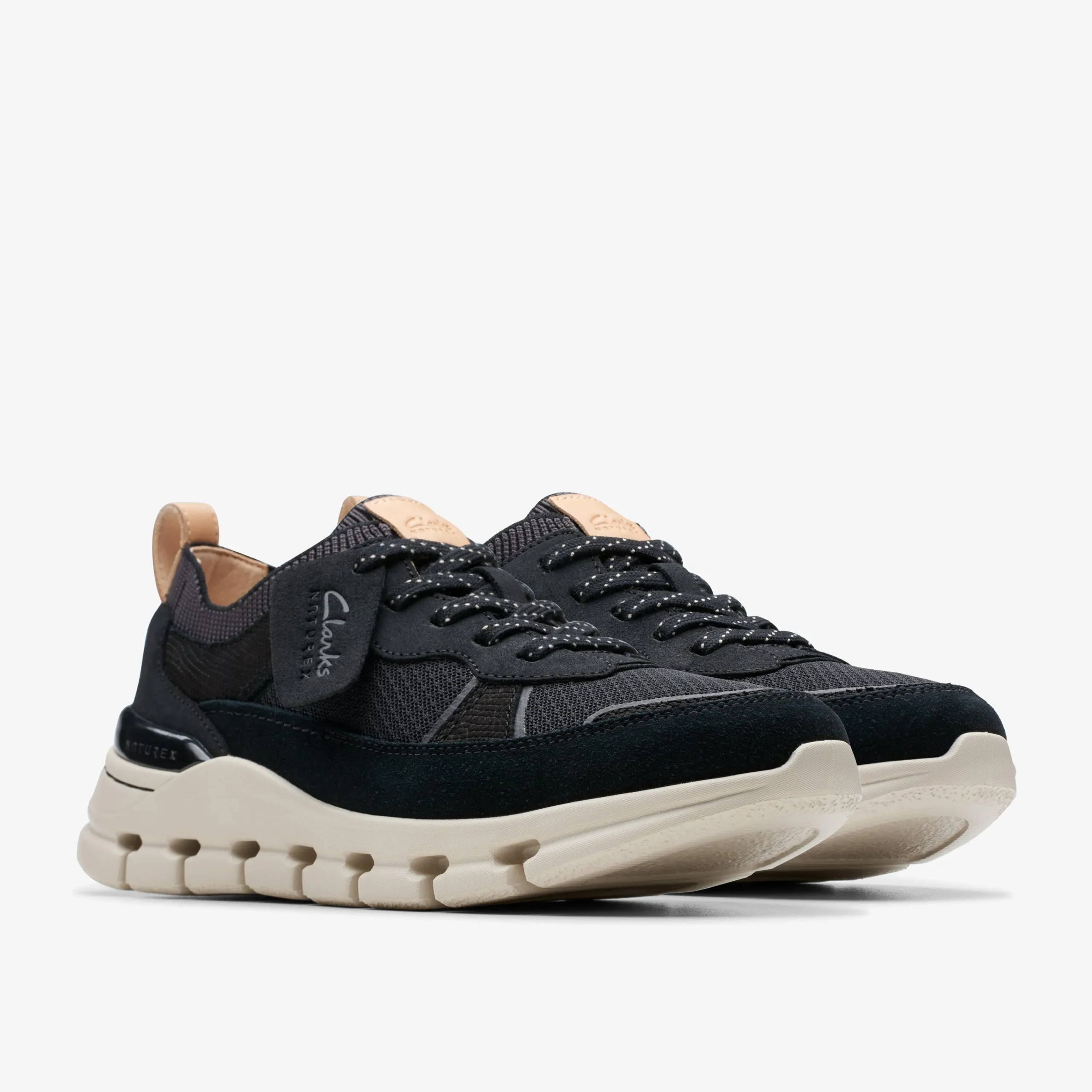 Clarks NATURE X COVE Black Combination Cheap