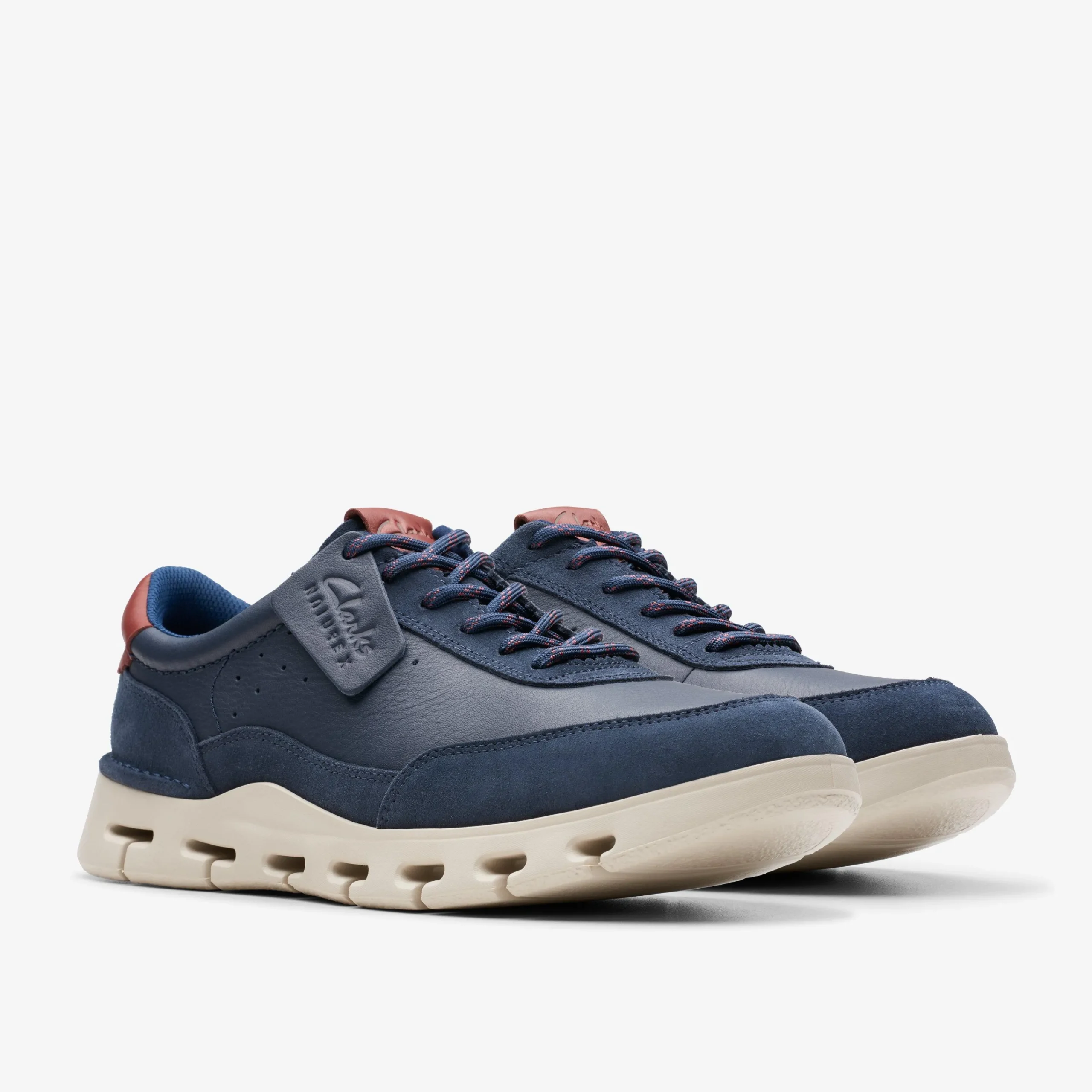 Clarks Nature X One Navy Leather Best