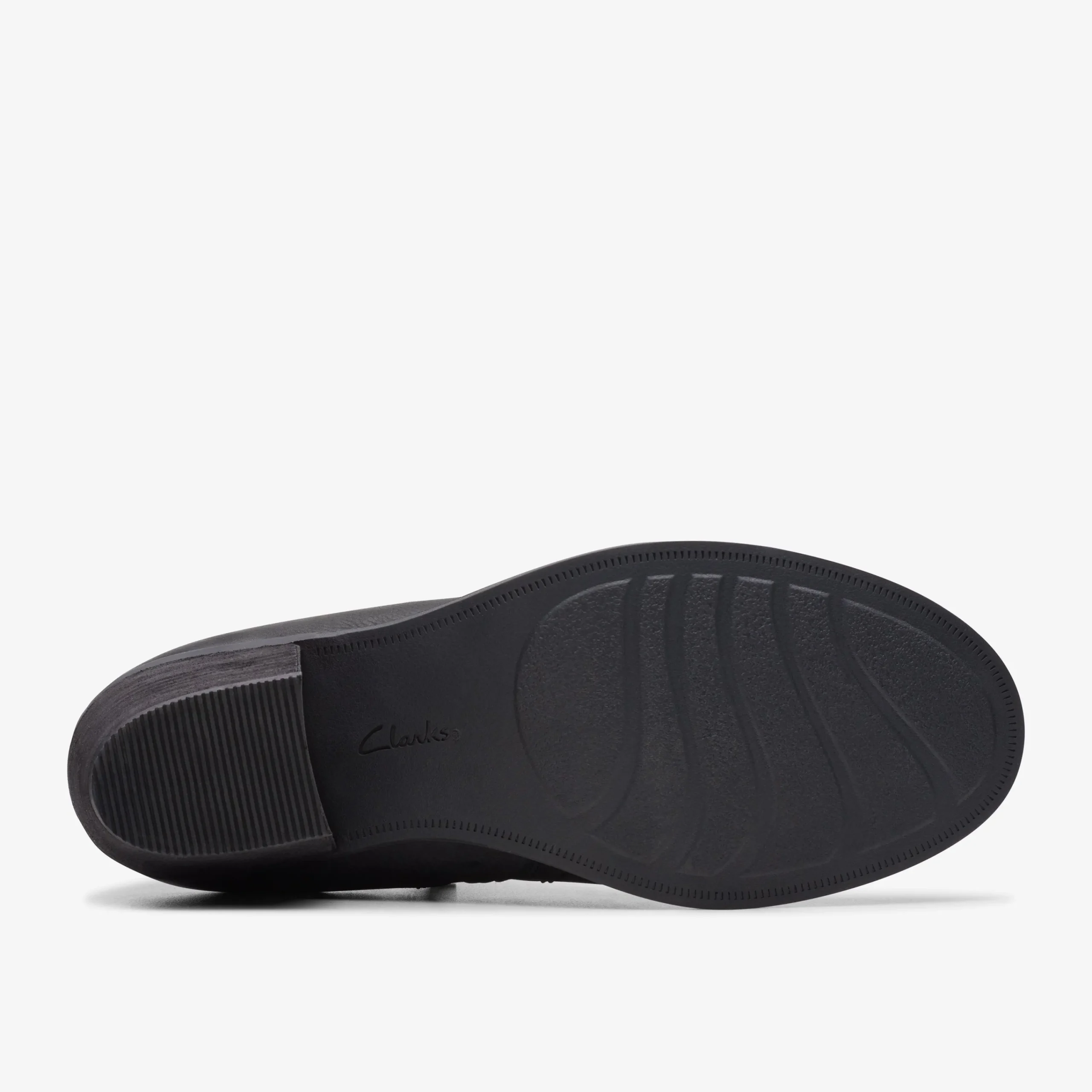 Clarks Neva Lo Black Leather Discount