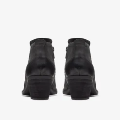 Clarks Neva Lo Black Leather Discount