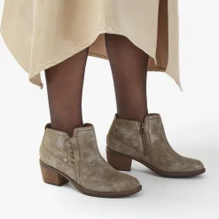 Clarks Neva Lo Taupe Metallic Flash Sale