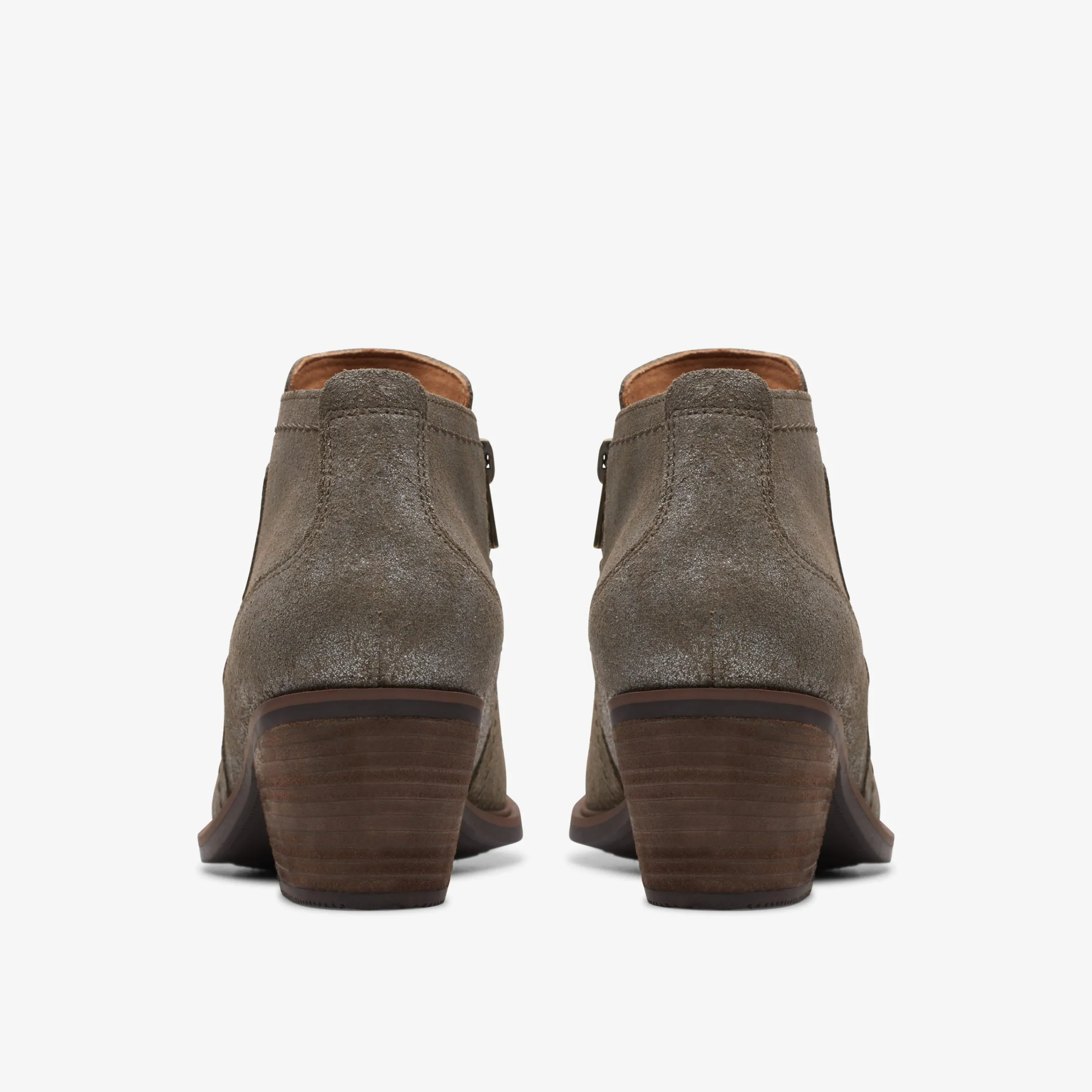 Clarks Neva Lo Taupe Metallic Flash Sale