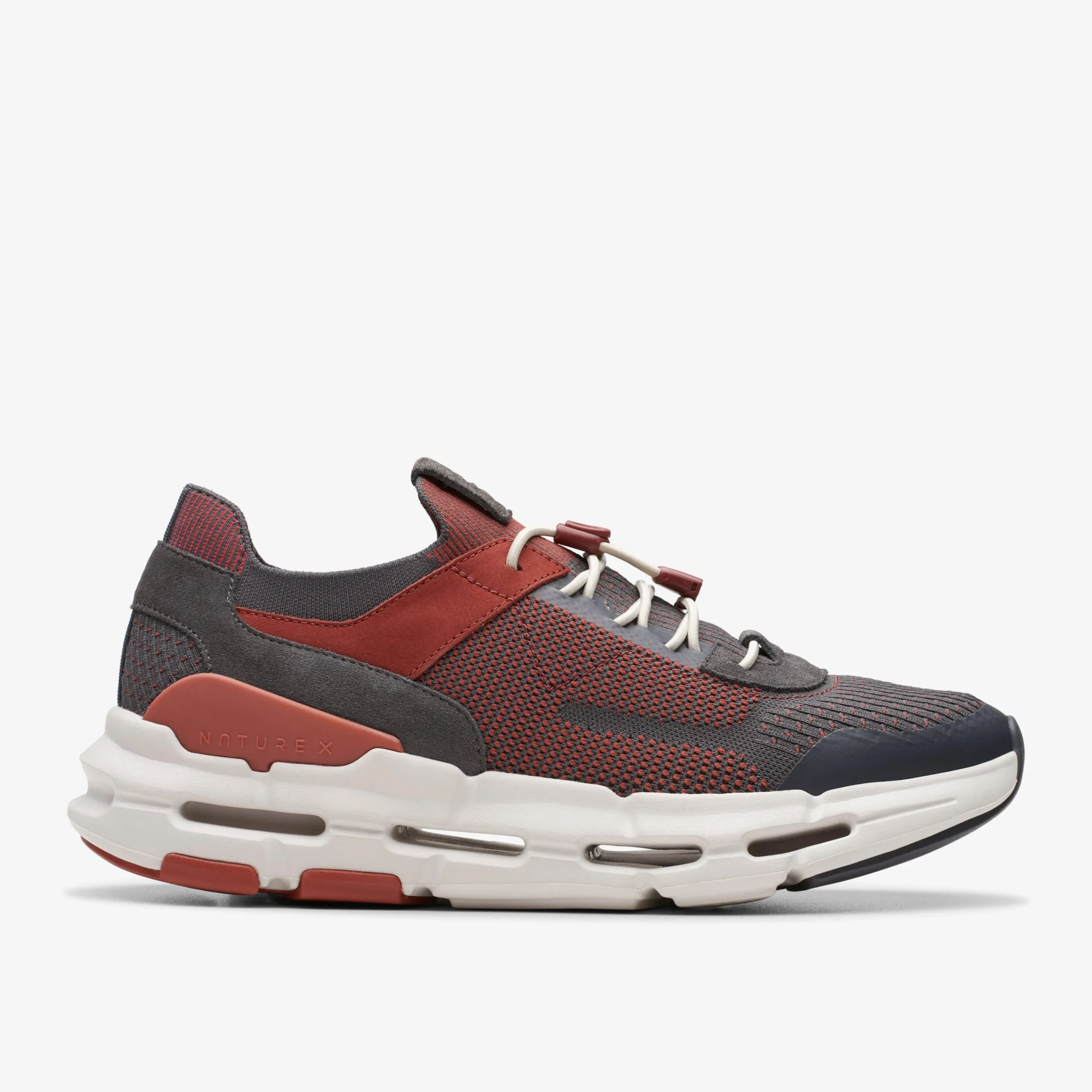 Clarks NXE Knit Dark Grey Combination Clearance