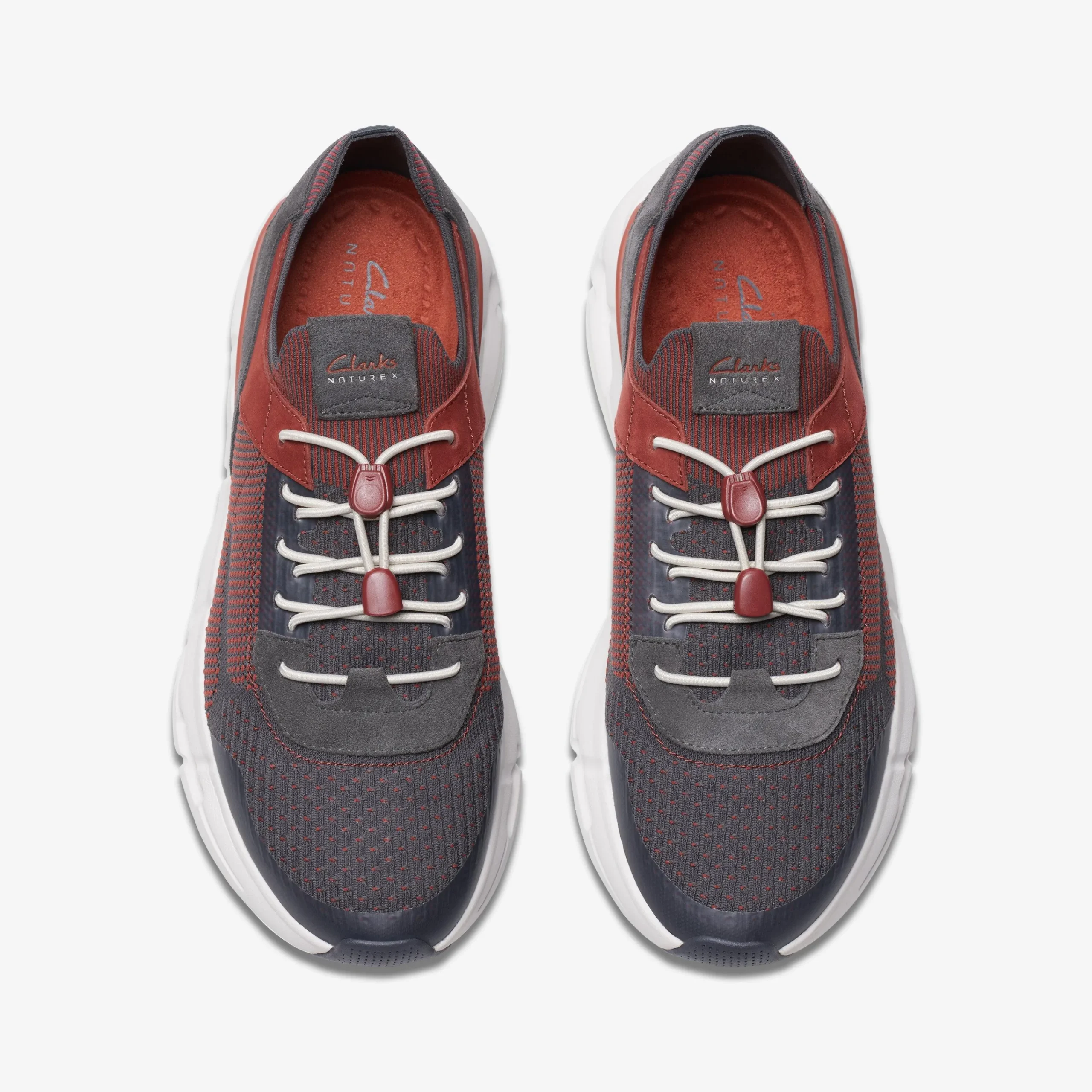 Clarks NXE Knit Dark Grey Combination Clearance