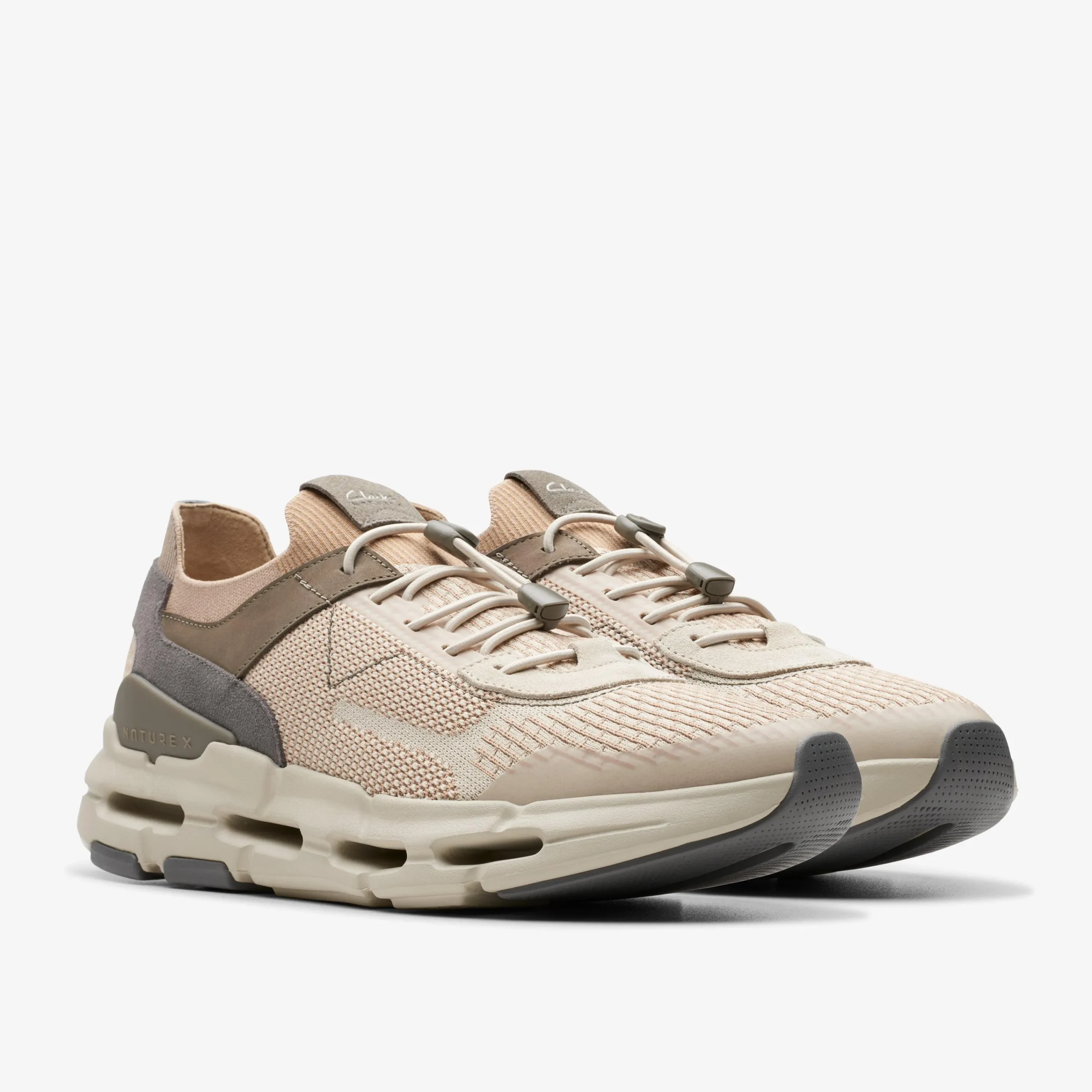 Clarks NXE Knit Ecru Combination Shop
