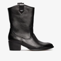 Clarks Octavia Up Black Leather Flash Sale