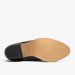 Clarks Octavia Up Black Leather Flash Sale