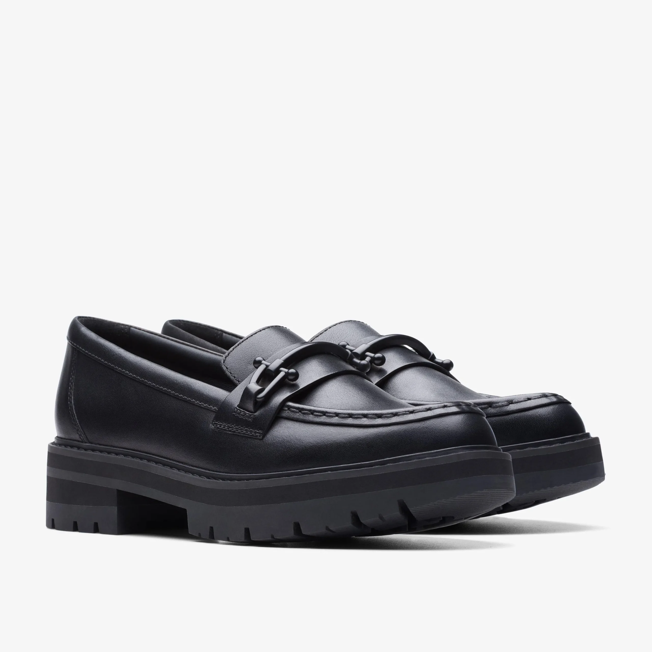 Clarks Orianna Bit Black Leather Hot