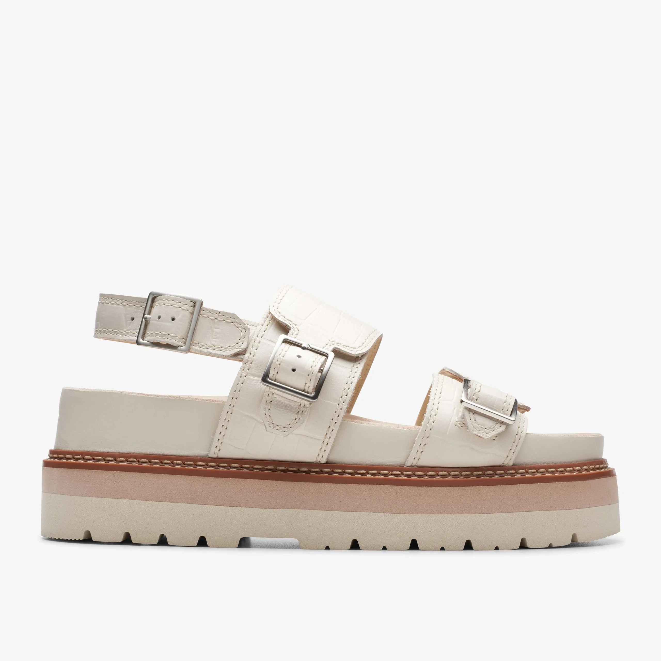 Clarks ORIANNA GLIDE Cream Interest Flash Sale