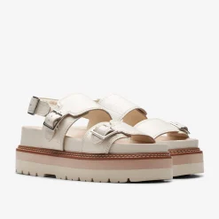 Clarks ORIANNA GLIDE Cream Interest Flash Sale