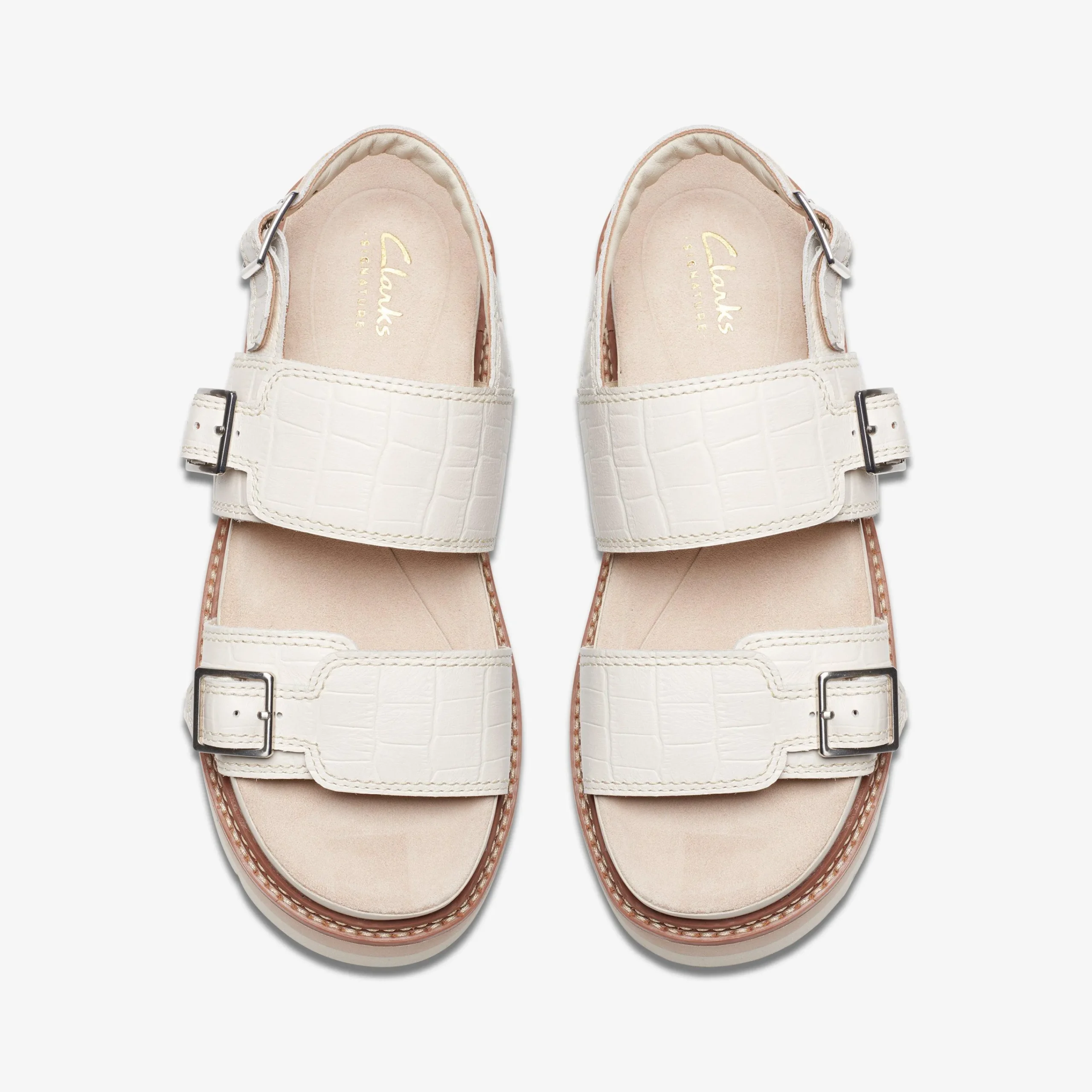 Clarks ORIANNA GLIDE Cream Interest Flash Sale
