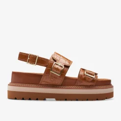 Clarks ORIANNA GLIDE Tan Interest Discount