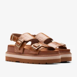 Clarks ORIANNA GLIDE Tan Interest Discount
