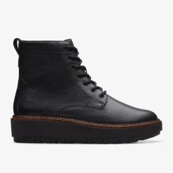 Clarks Orianna Lace Black Leather Shop