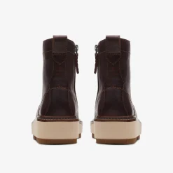 Clarks Orianna Lace Dark Brown Leather New