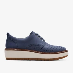 Clarks Orianna Move Navy Nubuck Outlet
