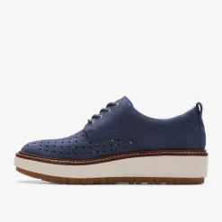 Clarks Orianna Move Navy Nubuck Outlet
