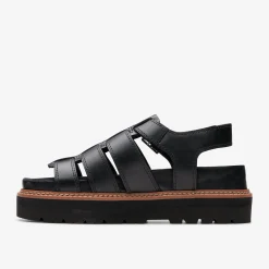 Clarks Orianna Twist Black Leather Cheap
