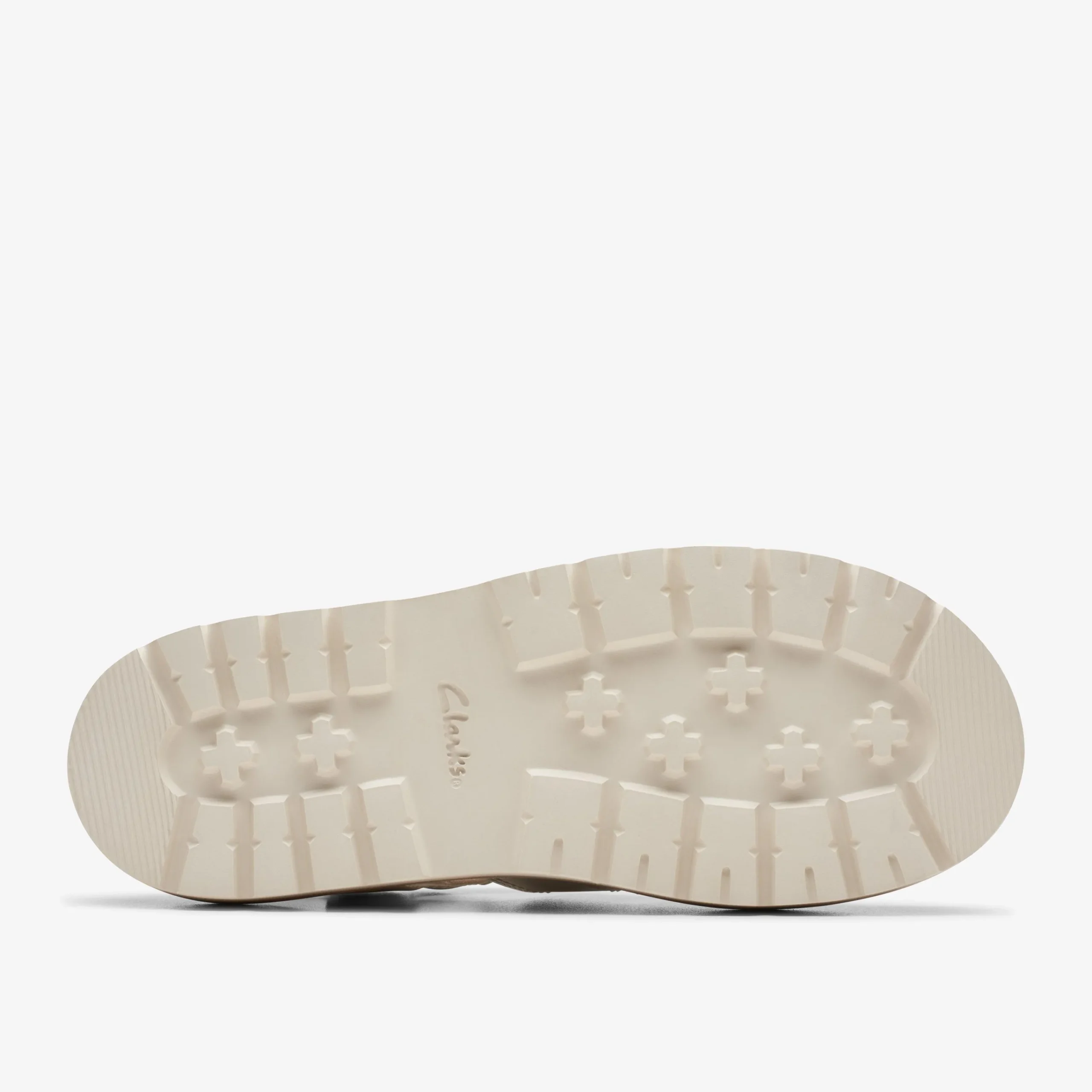 Clarks Orianna Twist Off White Leather Hot