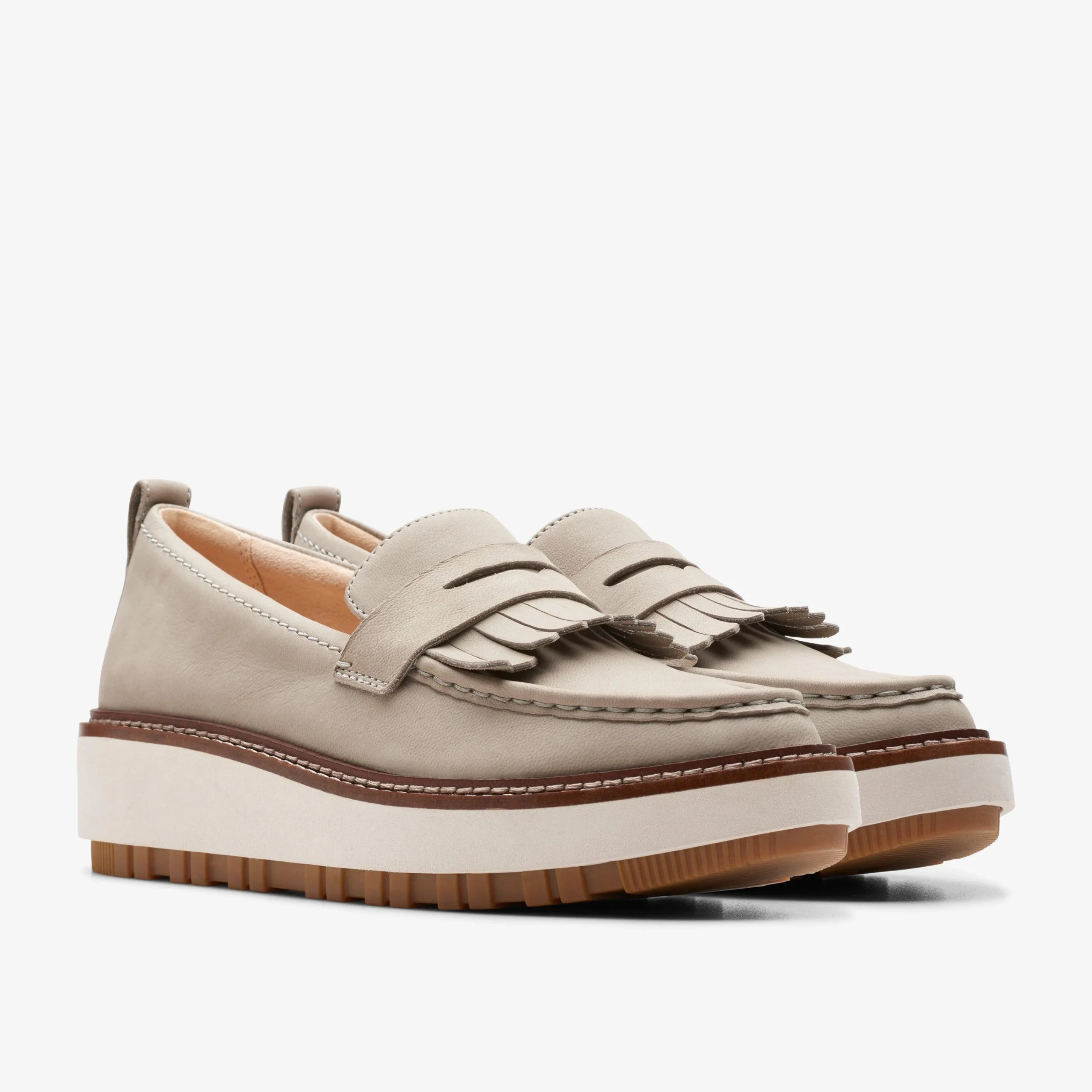Clarks Orianna W Loafer Stone Nubuck Discount
