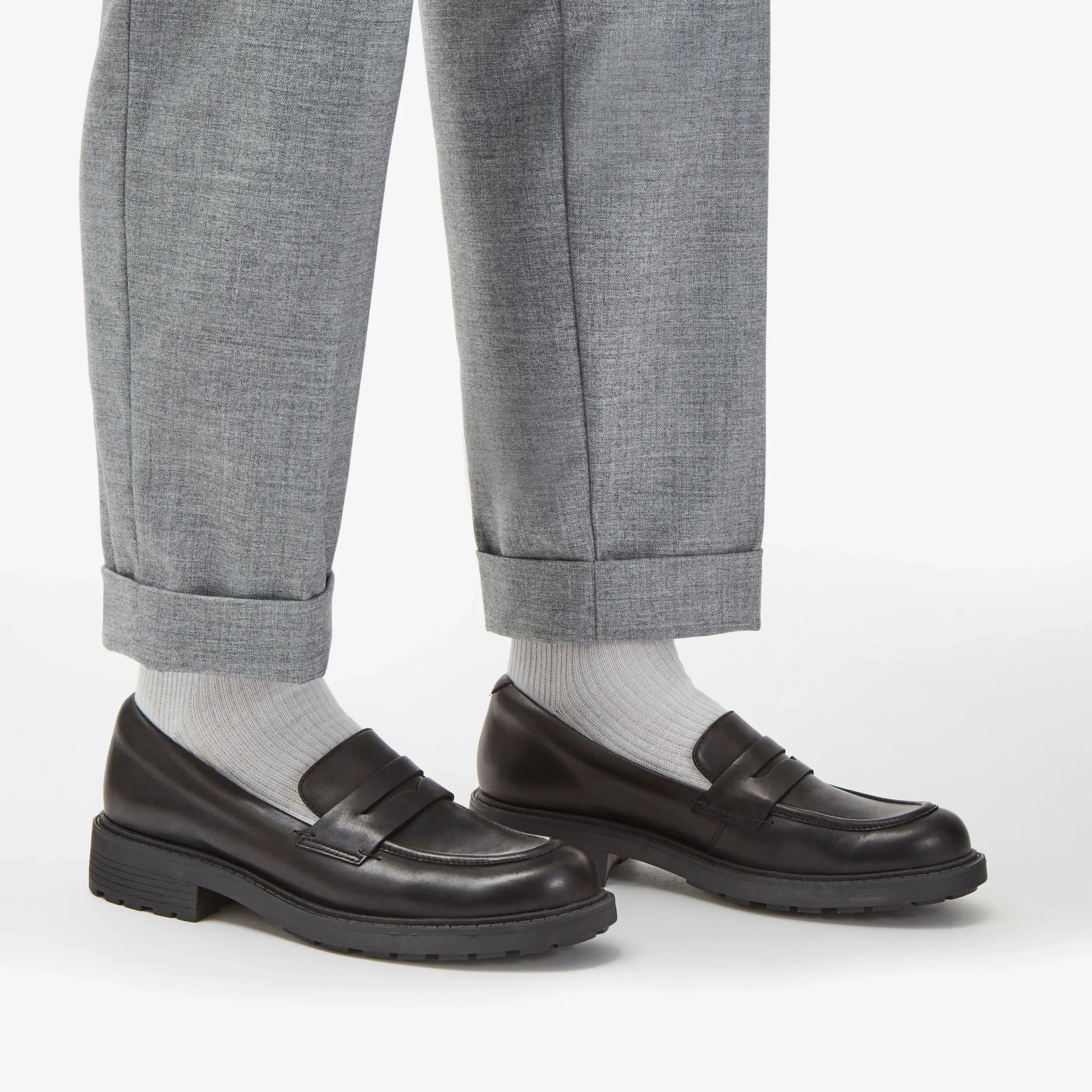 Clarks Orinoco 2 Penny Black Leather Shop