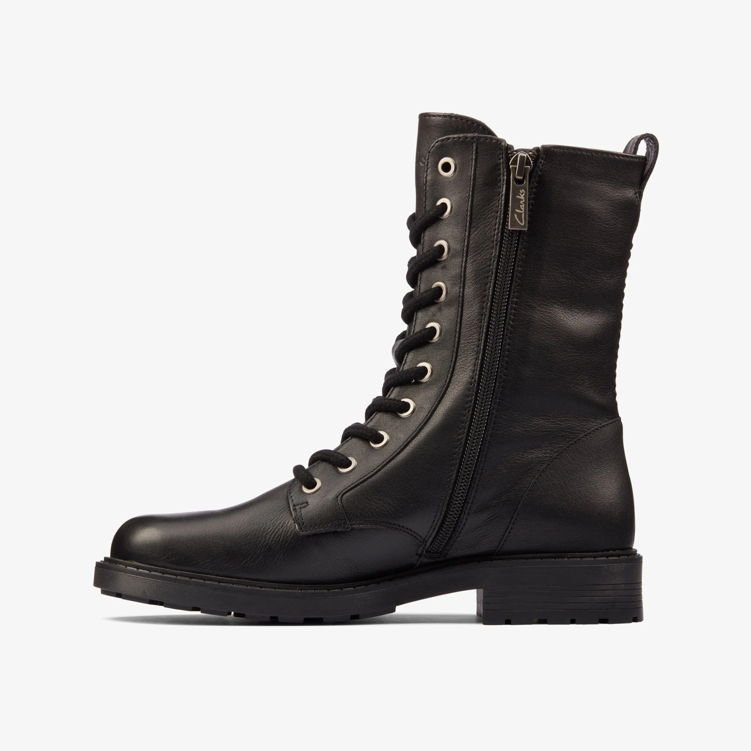 Clarks Orinoco 2 Style Black Leather Cheap