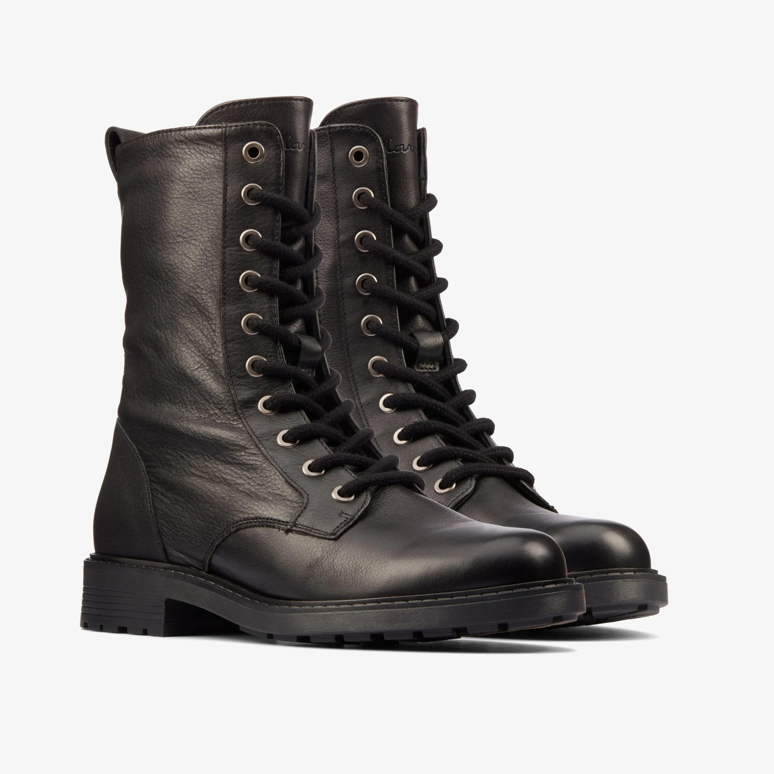 Clarks Orinoco 2 Style Black Leather Cheap