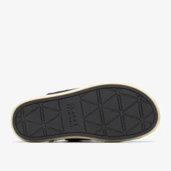 Clarks Overleigh Slide Black Suede Store