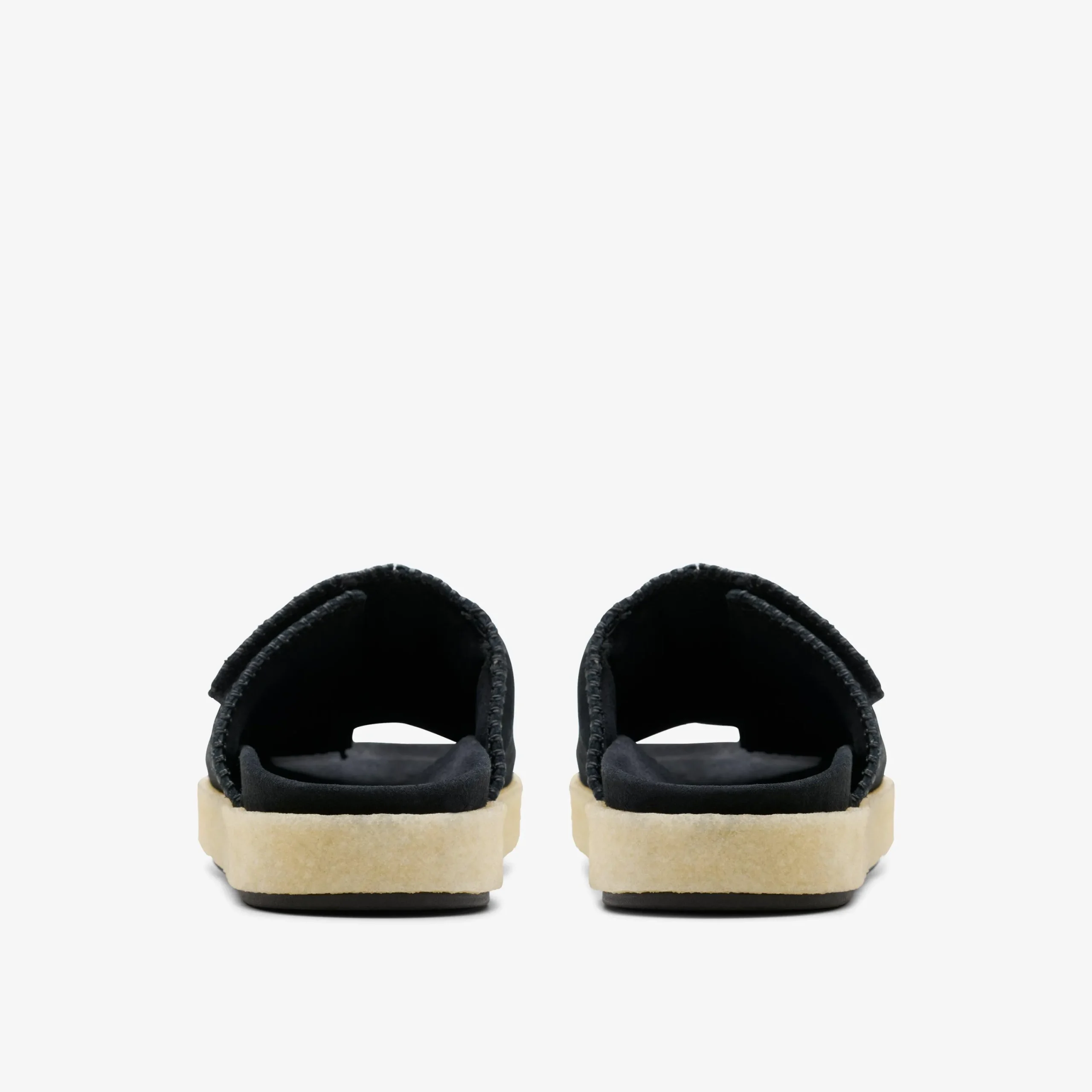 Clarks Overleigh Slide Black Suede Store