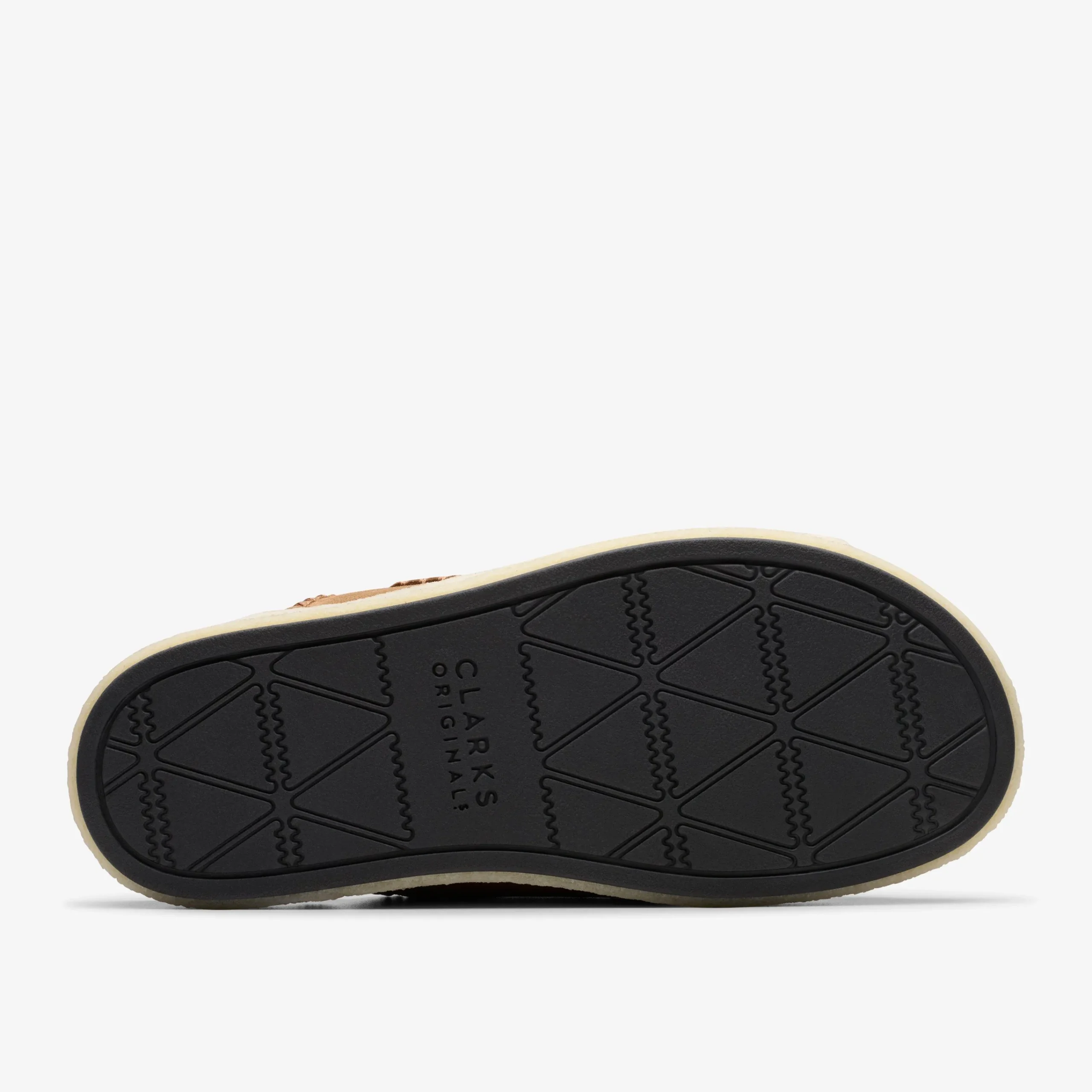 Clarks Overleigh Slide Cola Suede New