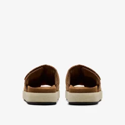 Clarks Overleigh Slide Cola Suede New