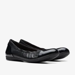 Clarks Rena Jazz Black Leather Outlet
