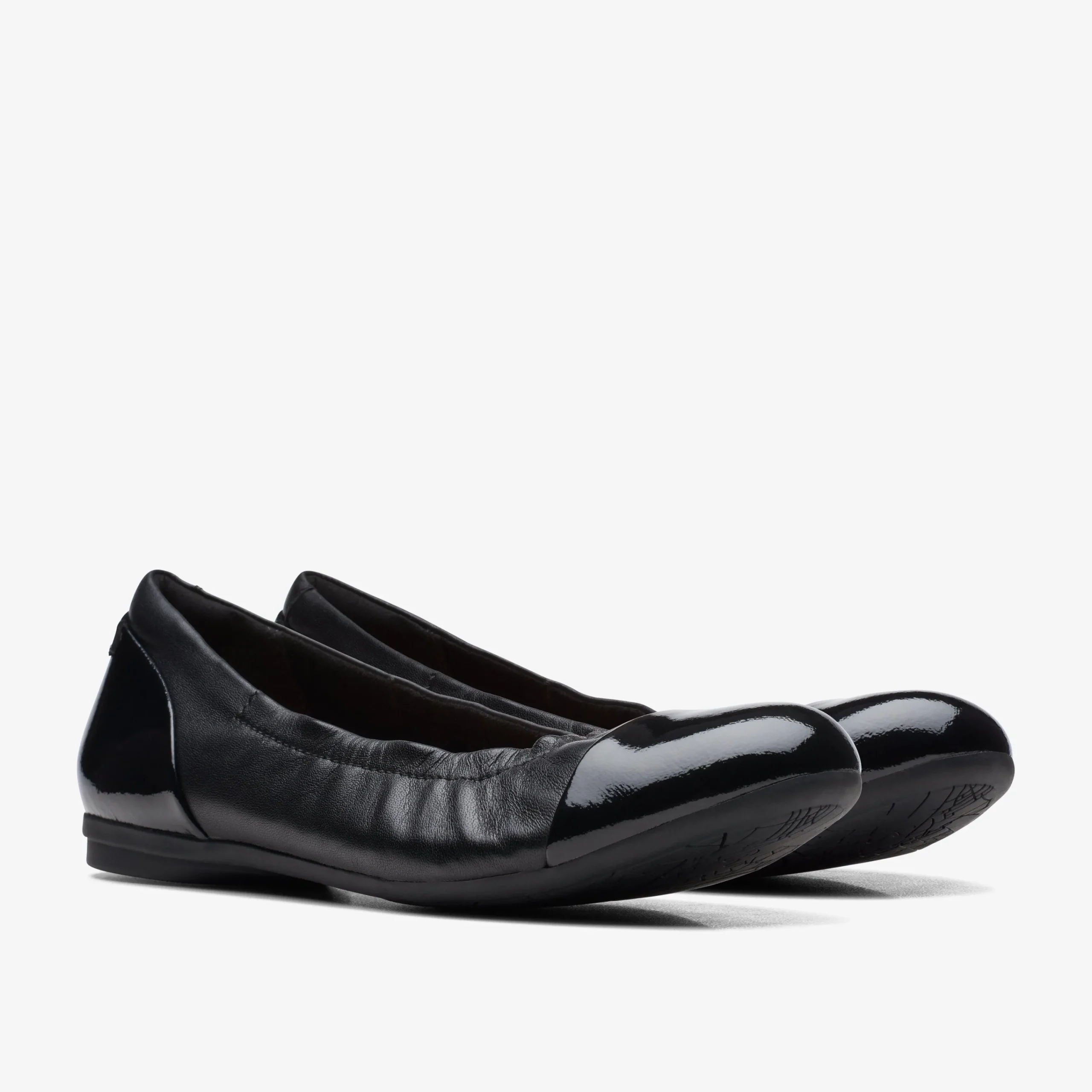 Clarks Rena Jazz Black Leather Outlet