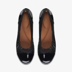 Clarks Rena Jazz Black Leather Outlet