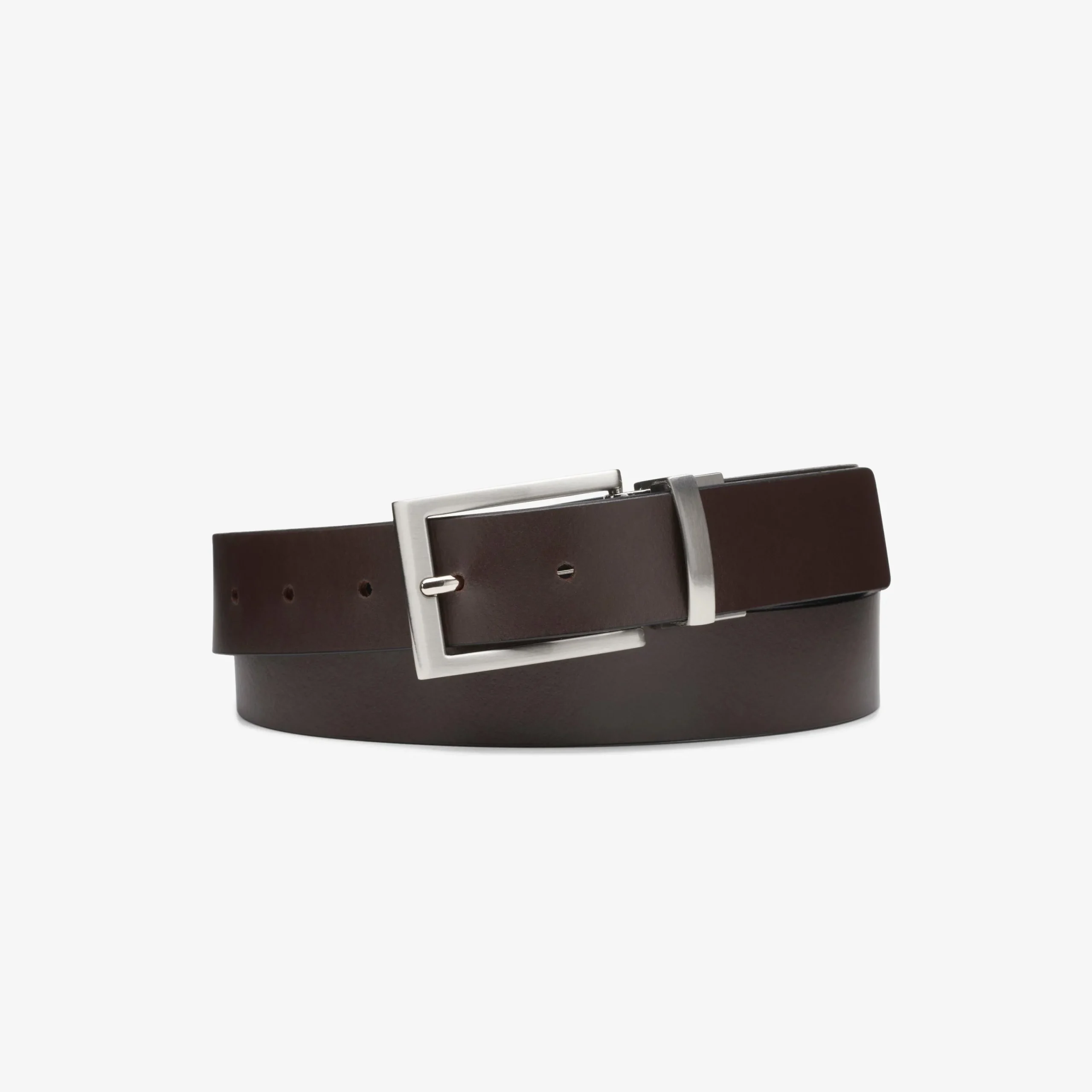 Clarks Reversible Belt Black/Brown Leather Cheap