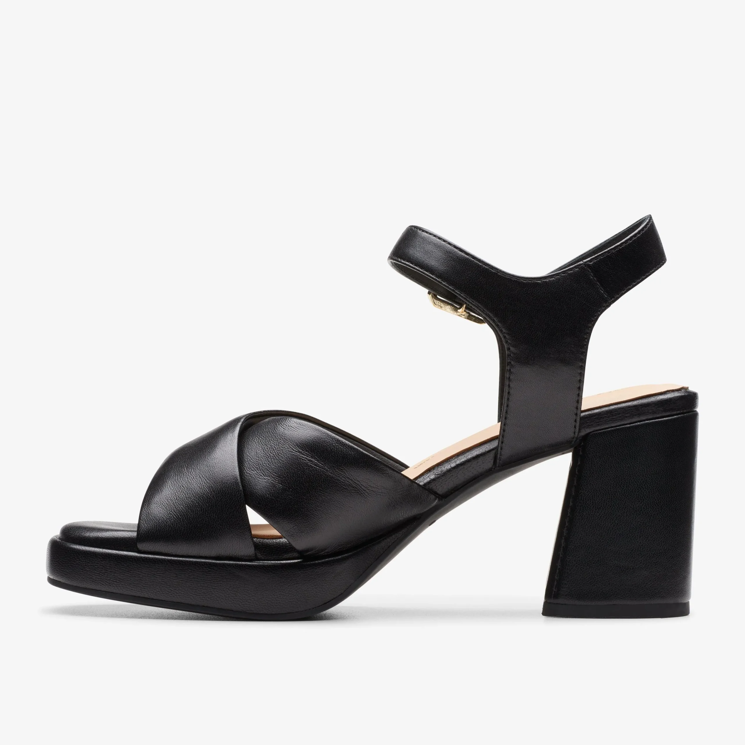 Clarks Ritzy 75 Rae Black Leather Clearance