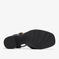 Clarks Ritzy 75 Rae Black Leather Clearance