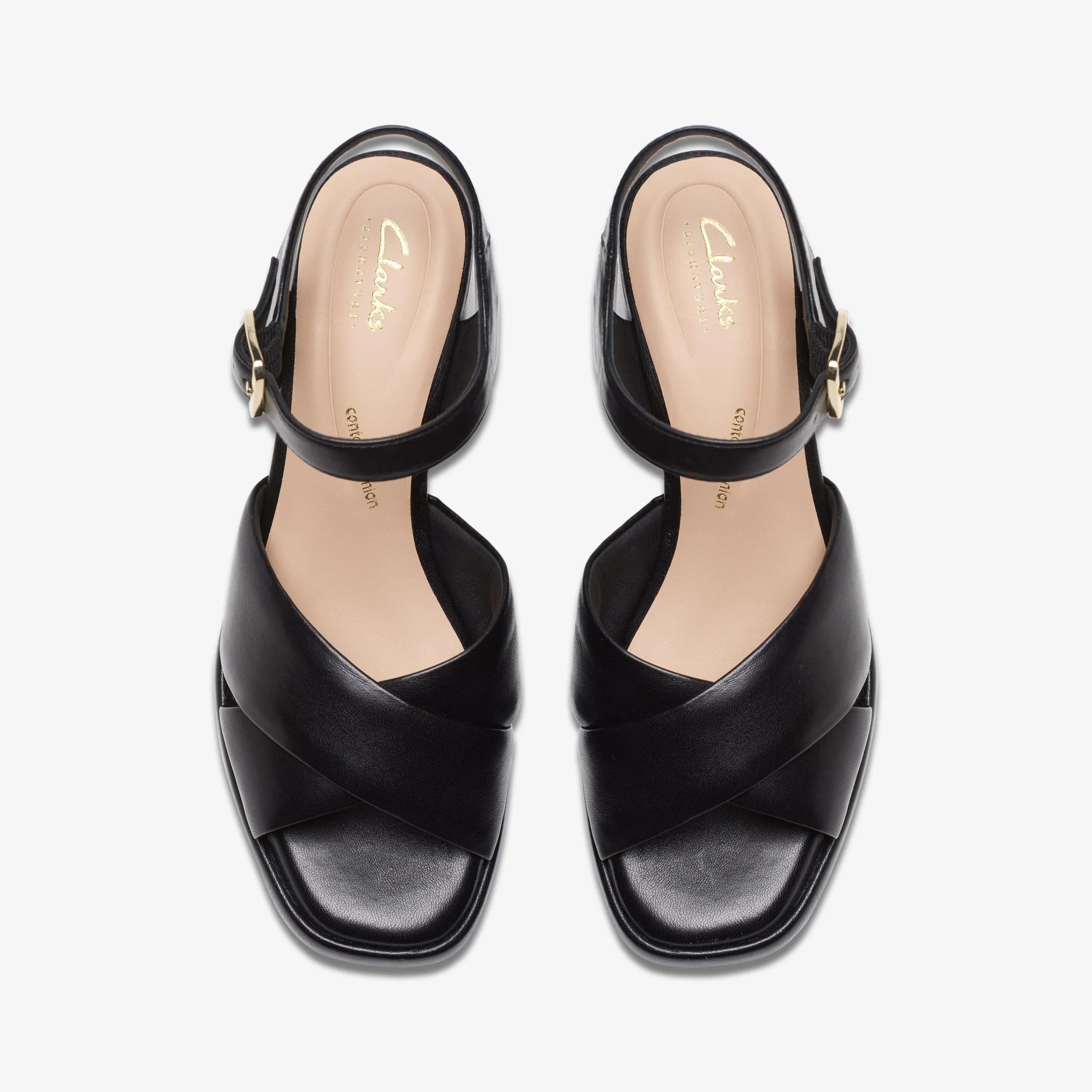 Clarks Ritzy 75 Rae Black Leather Clearance