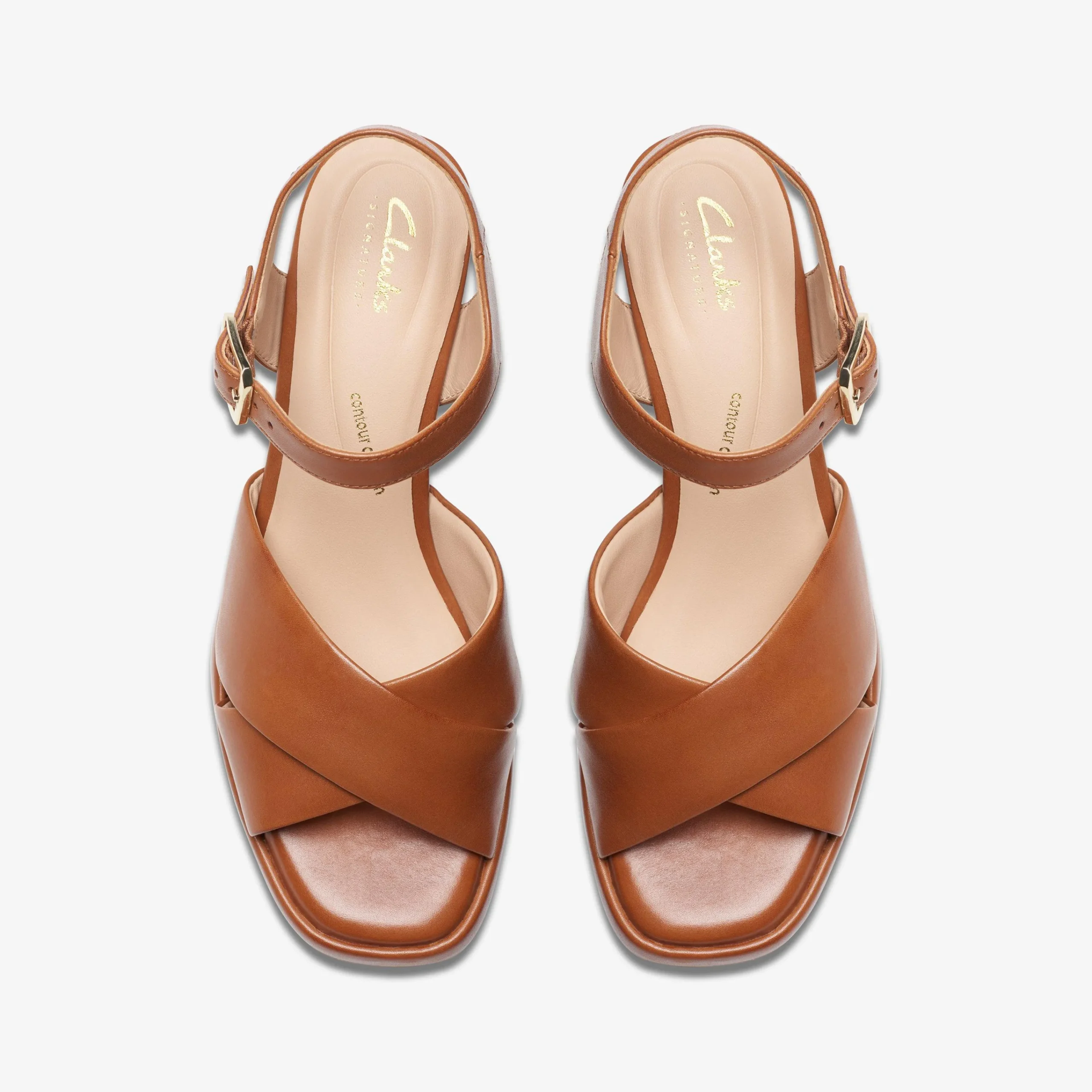 Clarks Ritzy 75 Rae Tan Leather Cheap