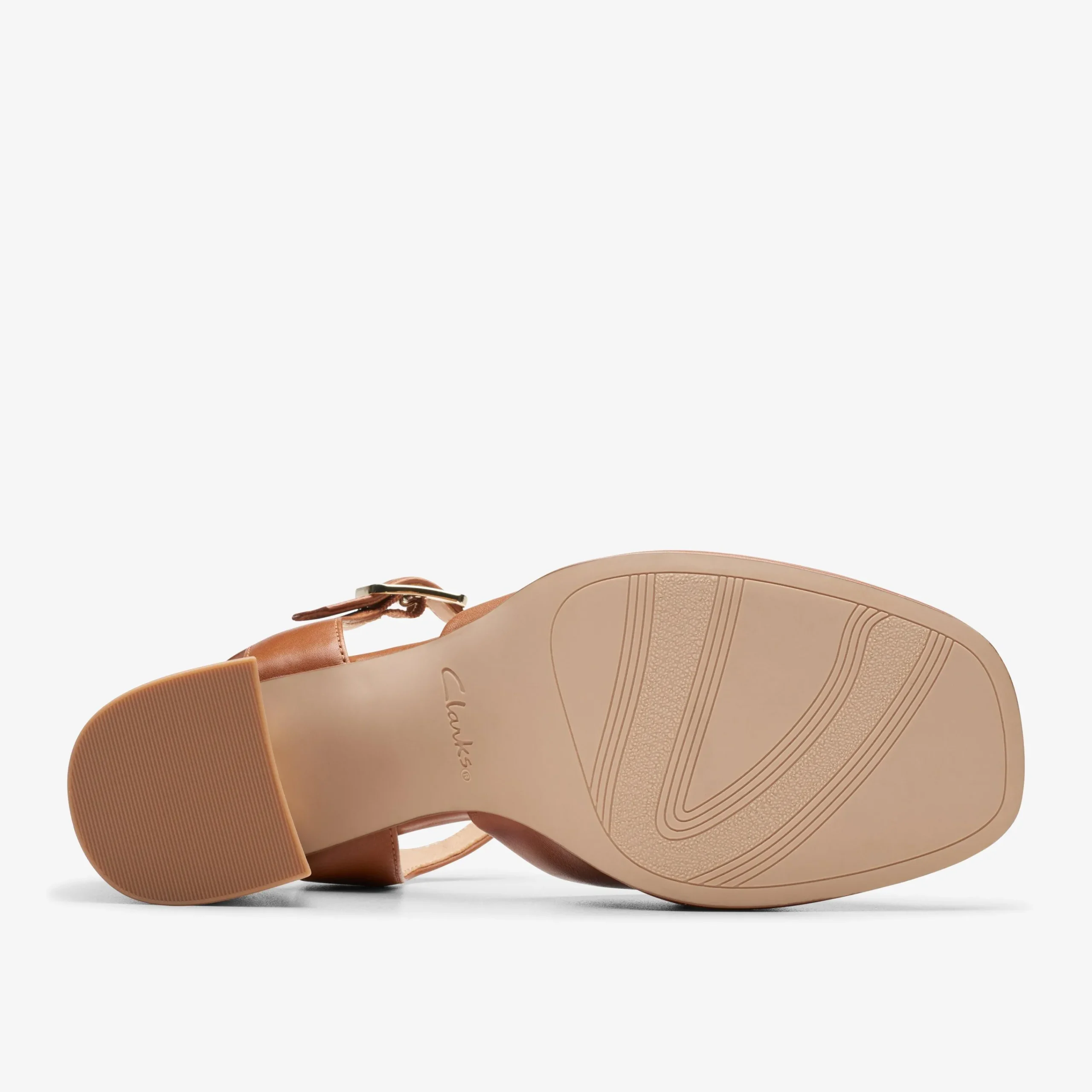 Clarks Ritzy 75 Rae Tan Leather Cheap