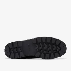 Clarks Rossdale Mid Black Leather Outlet