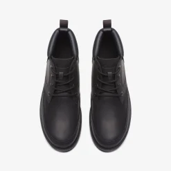 Clarks Rossdale Mid Black Leather Outlet
