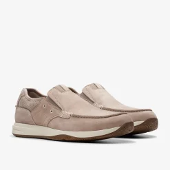 Clarks Sailview Step Light Grey Nubuck Cheap