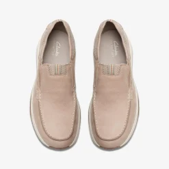 Clarks Sailview Step Light Grey Nubuck Cheap