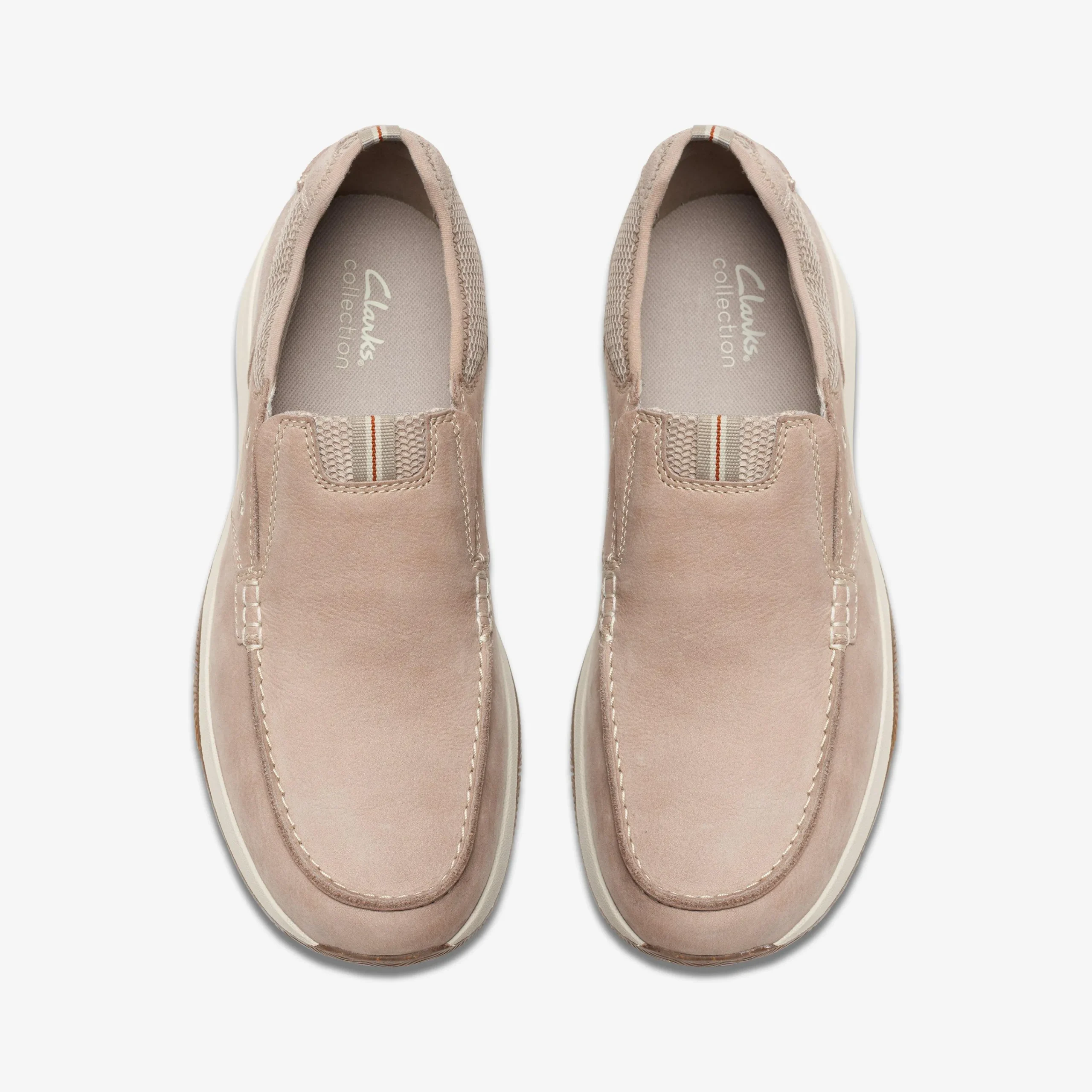 Clarks Sailview Step Light Grey Nubuck Cheap