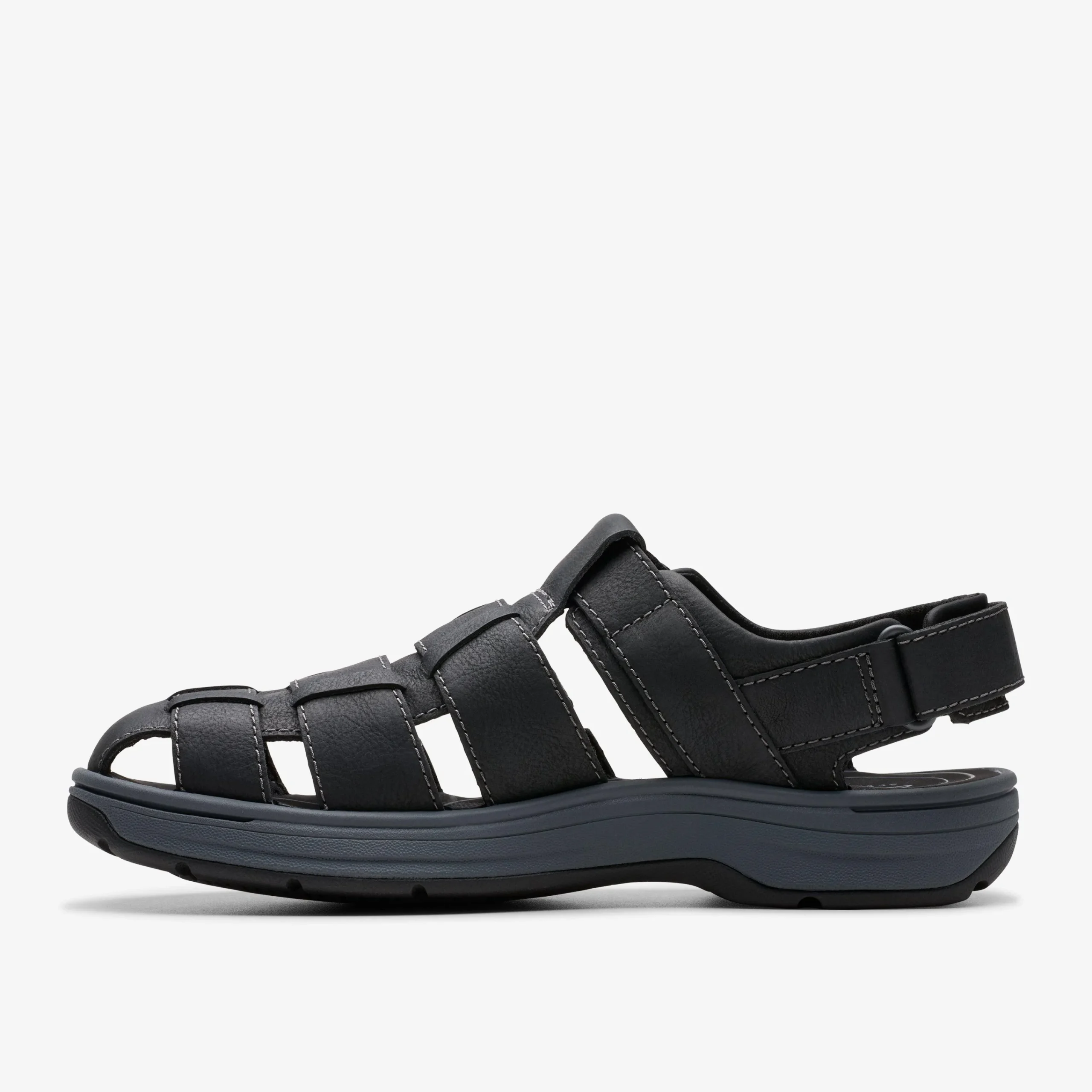 Clarks Saltway Cove Black Leather Hot