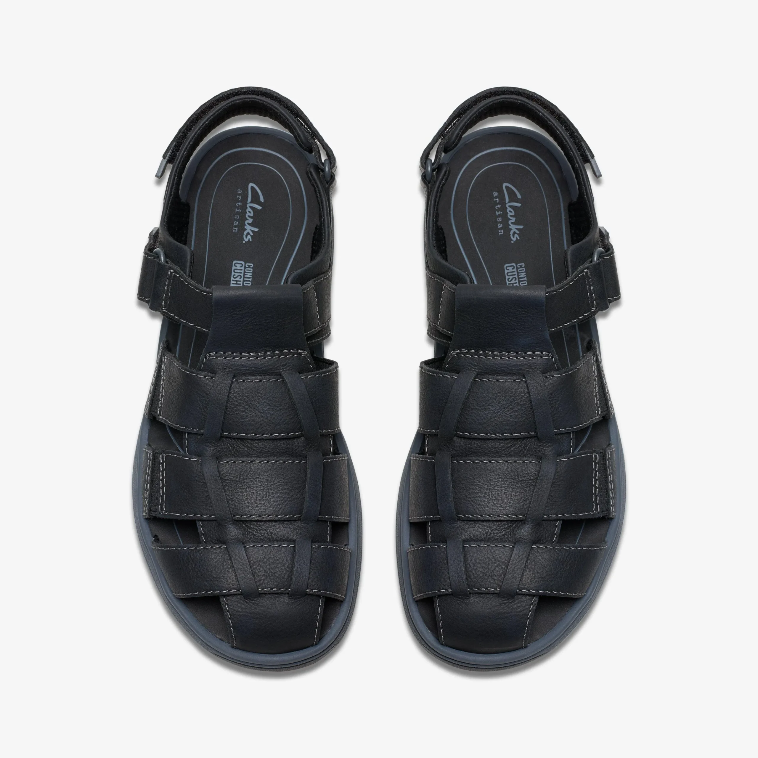 Clarks Saltway Cove Black Leather Hot