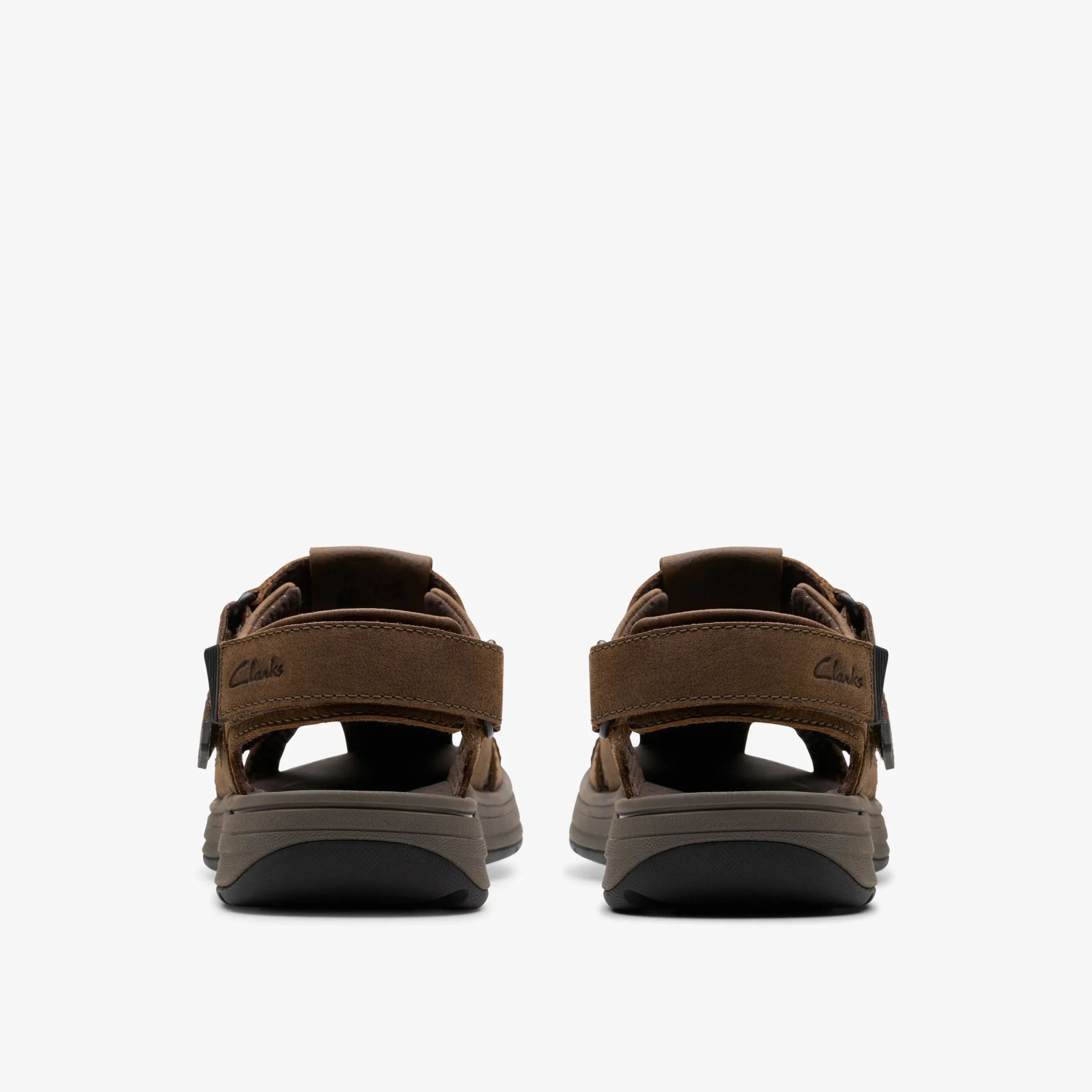 Clarks Saltway Cove Dark Brown Leather Fashion